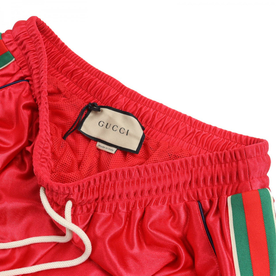 Gucci Shorts 659460 Outer: 100% polyester, Part: 100% polyamide, Lining: 100% polyamide Red mens S