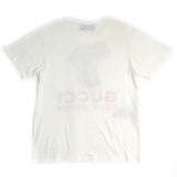 Gucci Short sleeve T-shirt 615044 Main: 100% cotton, Part: 100% acrylic Off-white multicolor mens XXS