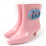 Gucci Rain shoes 724458 Main: Rubber pink Women 36