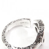 Gucci Ring 627760 Mainï¿½FSV925 Silver Arabesque mens