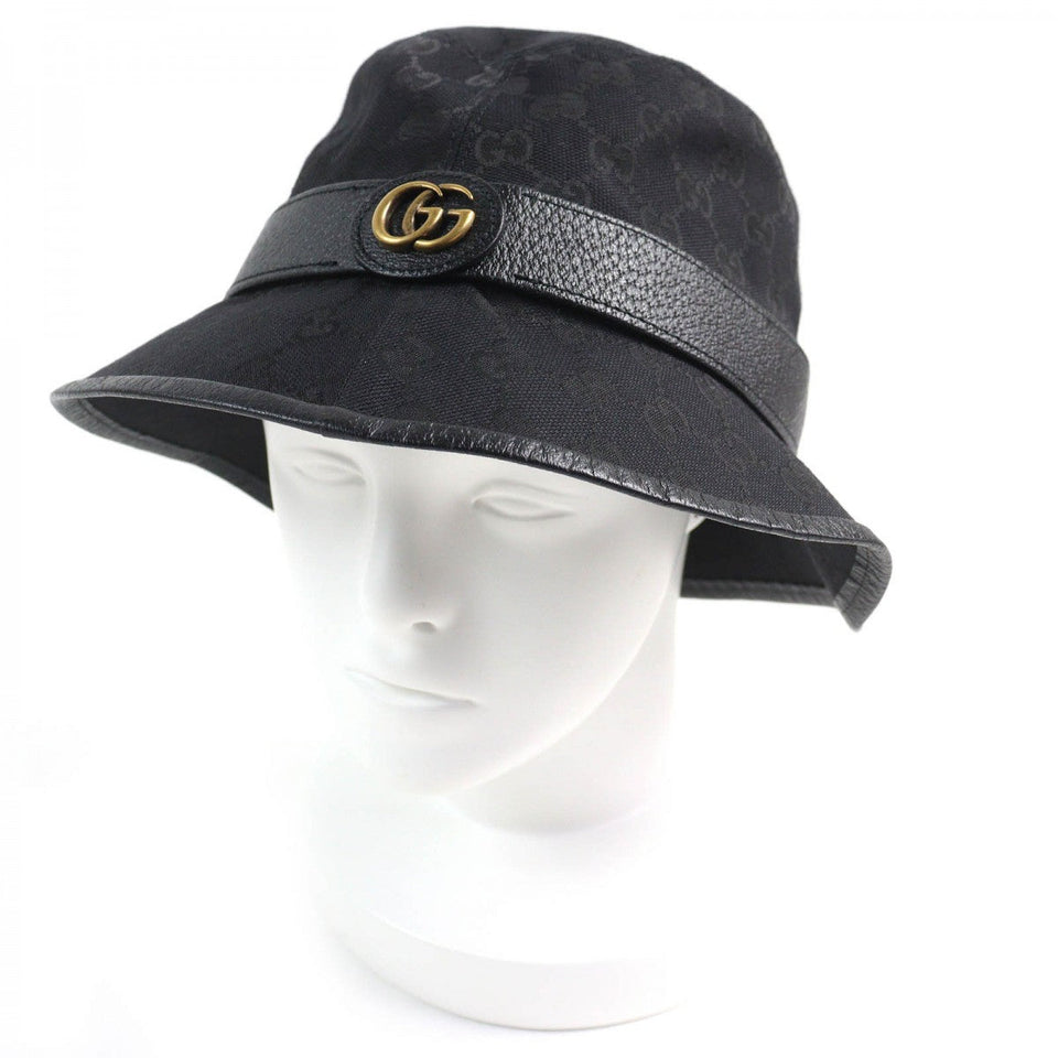 Gucci hat 576587 Outer material: 68% polyester, Outer material: 16% cotton, Outer material: 16% nylon, Part: 50% rayon, Part: 50% cotton black mens