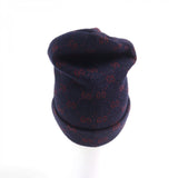 Gucci Knit cap 534812 4G295 Main: 85% alpaca, Main: 15% wool, Part: 100% polyester Navy red mens M