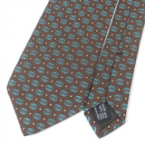Gucci tie Main: 100% silk Brown mens