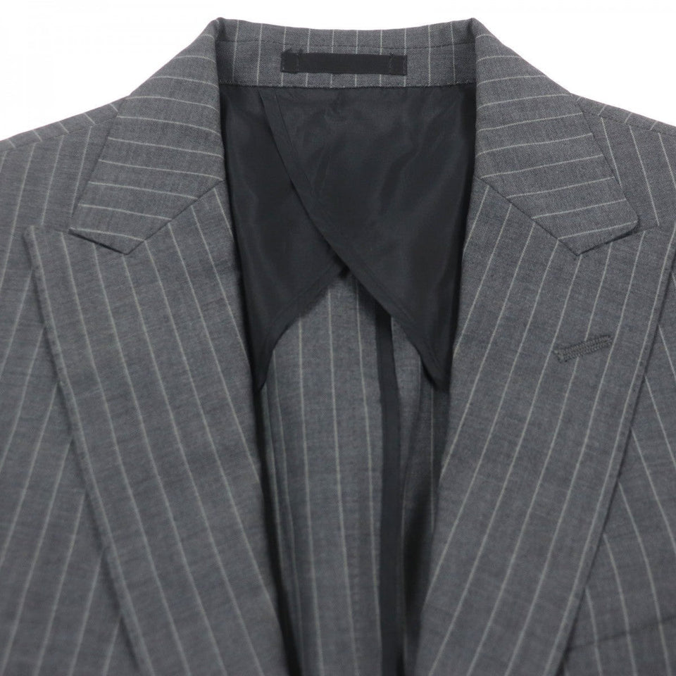 Burberry BLACK LABEL tailored jacket Outer: 100% wool, Lining: Cupra, Lining: Polyester, Sleeve lining: Cupra gray mens 36