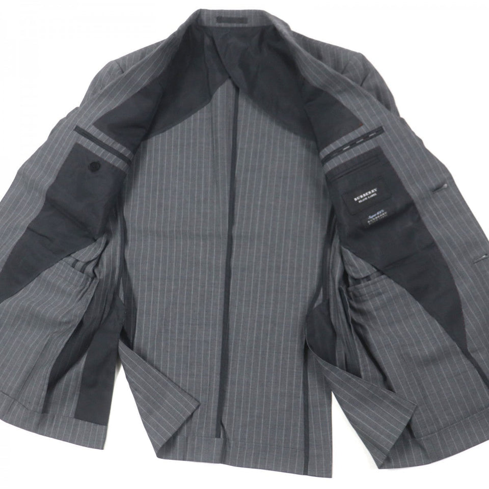 Burberry BLACK LABEL tailored jacket Outer: 100% wool, Lining: Cupra, Lining: Polyester, Sleeve lining: Cupra gray mens 36