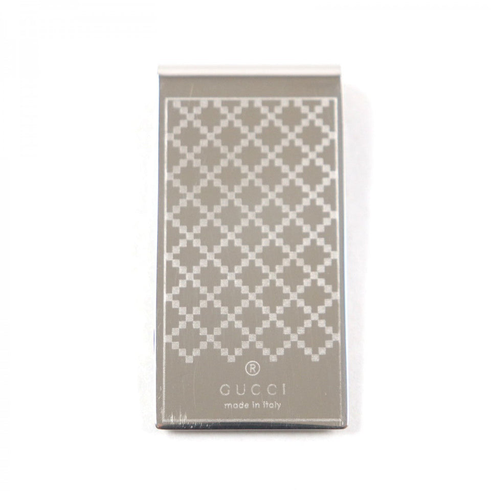 Gucci Money clip 295837 Stainless Steel Silver Diamante mens