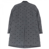Gucci Chester coat 468117 Outer: 100% wool, Lining: 68% rayon, Lining: 32% silk, Part: 100% cotton, Sleeve lining: 100% cupra gray mens 48