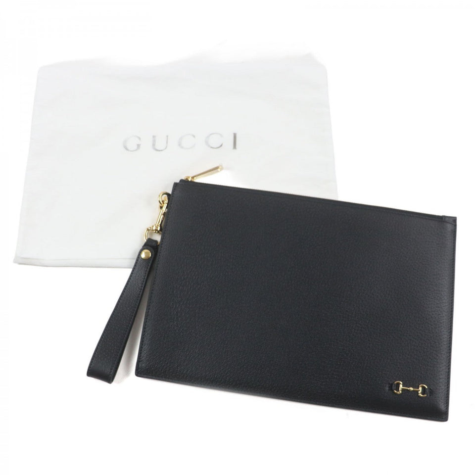 Gucci Clutch bag 700524 Main: Leather black mens