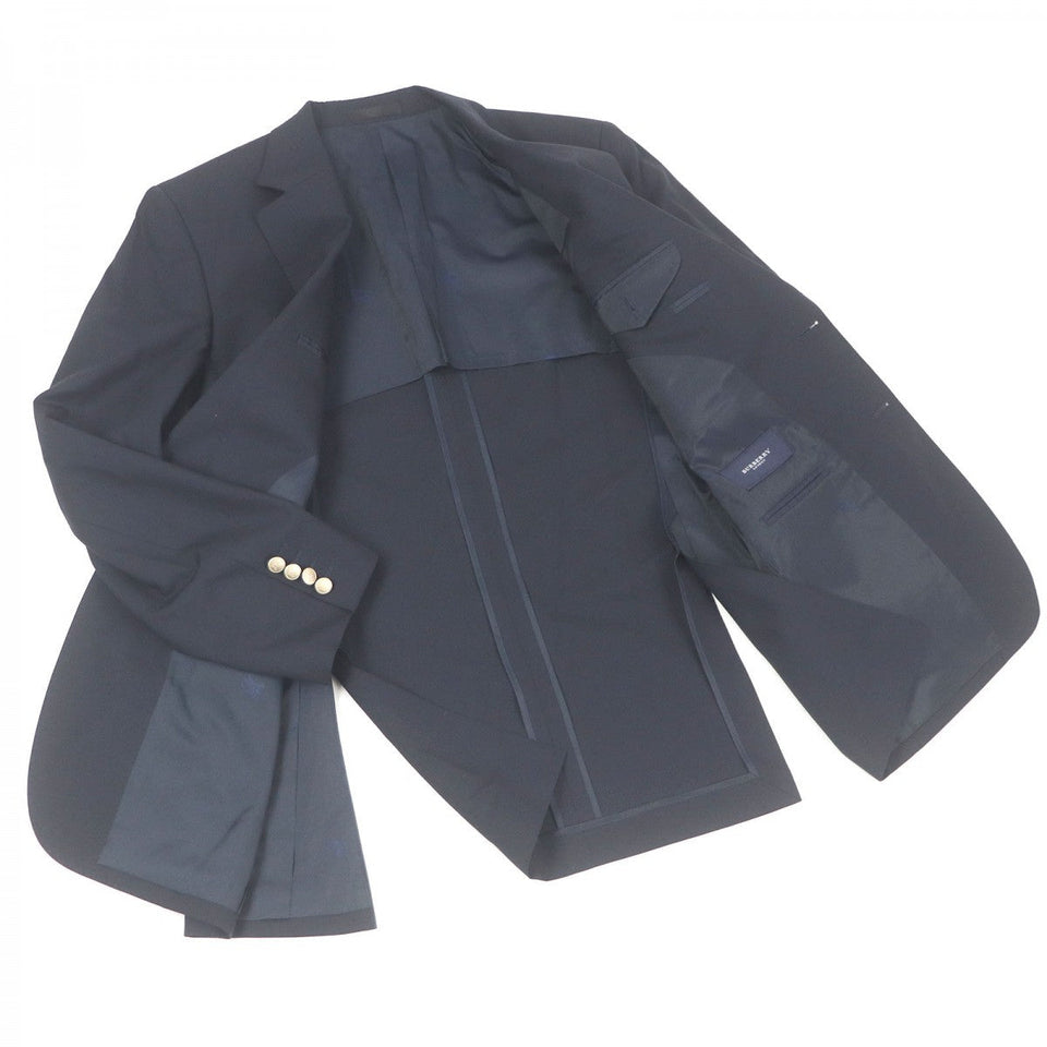 Burberry LONDON tailored jacket Outer: 75% wool, Outer: 25% mohair, Lining: cupra, Sleeve lining: cupra, Part: polyester Navy mens