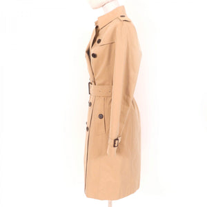 Burberry LONDON trench coat Main: 100% cotton, Part: Cowhide, Lining: Cotton, Sleeve lining: Cupra, Liner: 100% wool beige Women 36