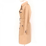 Burberry LONDON trench coat Main: 100% cotton, Part: Cowhide, Lining: Cotton, Sleeve lining: Cupra, Liner: 100% wool beige Women 36