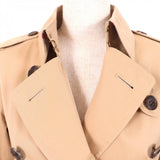 Burberry LONDON trench coat Main: 100% cotton, Part: Cowhide, Lining: Cotton, Sleeve lining: Cupra, Liner: 100% wool beige Women 36