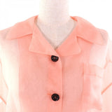 Gucci Short sleeve shirt 616556 silk salmon pink 36