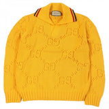 Gucci knit 737654 Main: 100% cotton yellow mens S
