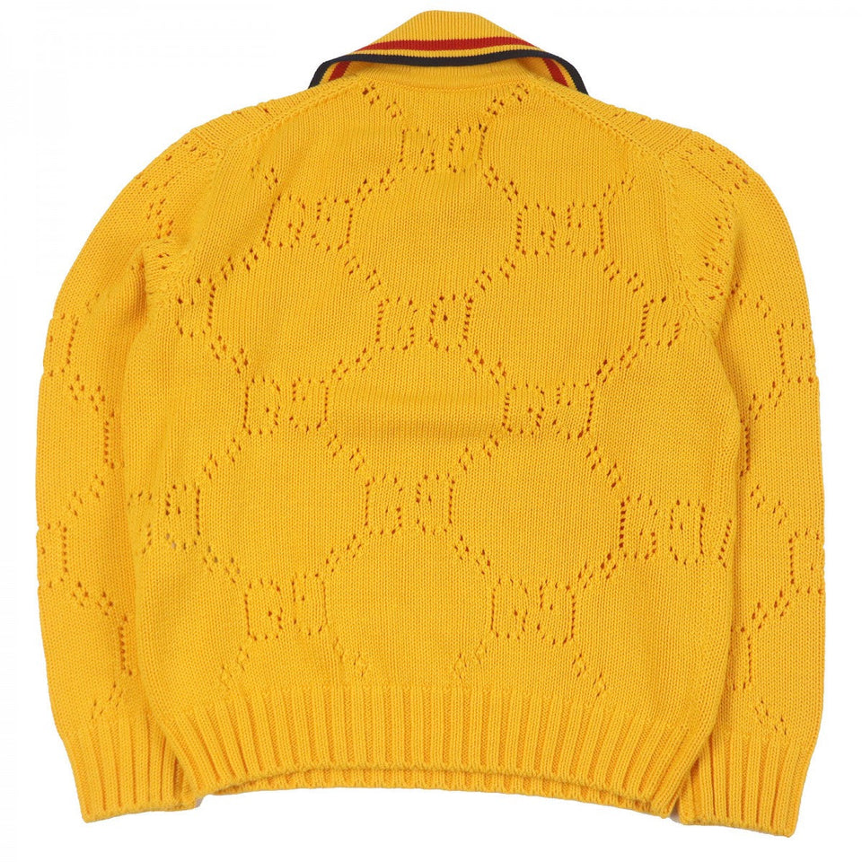 Gucci knit 737654 Main: 100% cotton yellow mens S
