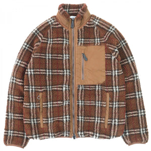 Burberry Jacket 8047868 Outer: 55% acrylic, Outer: 45% polyester, Lining: 100% polyester, Part: 64% cotton, Part: 36% polyamide (nylon) Brown type mens M