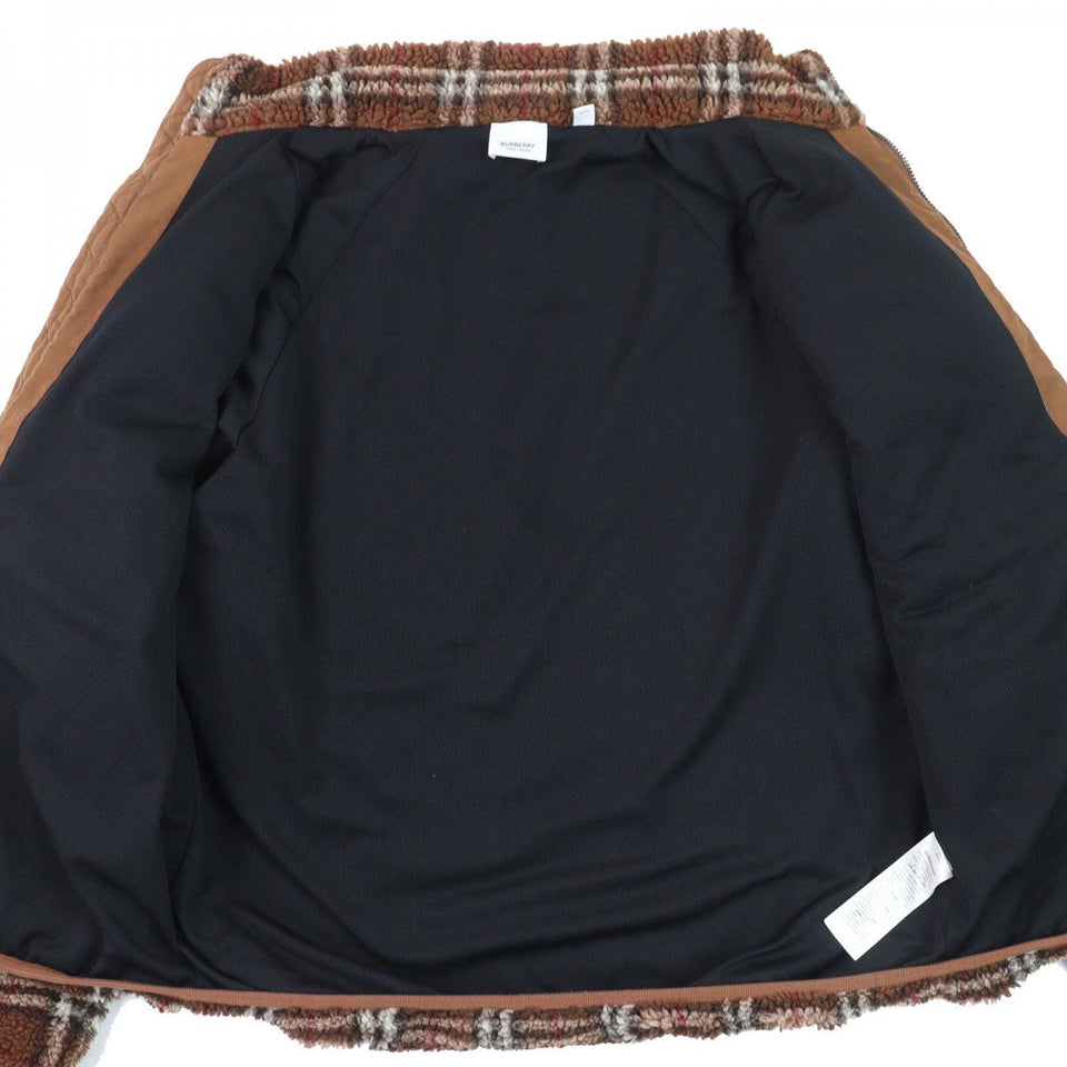 Burberry Jacket 8047868 Outer: 55% acrylic, Outer: 45% polyester, Lining: 100% polyester, Part: 64% cotton, Part: 36% polyamide (nylon) Brown type mens M