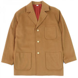 Gucci coat 728446 Outer: 100% cashmere, Lining: 100% rayon, Part: 60% polyester, Part: 30% rayon, Part: 10% silk Brown mens 46
