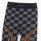 Gucci Pants 689203 Main: 95% nylon, 5% polyurethane Black White Neon Orange Women S