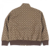 Gucci Blouson 694157 Outer: 99% wool, Outer: 1% silk, Lining: 100% rayon, Part: 100% cotton, Part: 95% wool Brown mens 52
