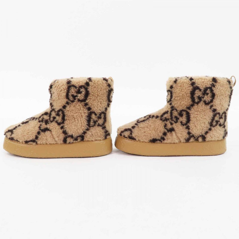 Gucci Ankle boots 762178 Main: Boa Beige brown Women 34.5