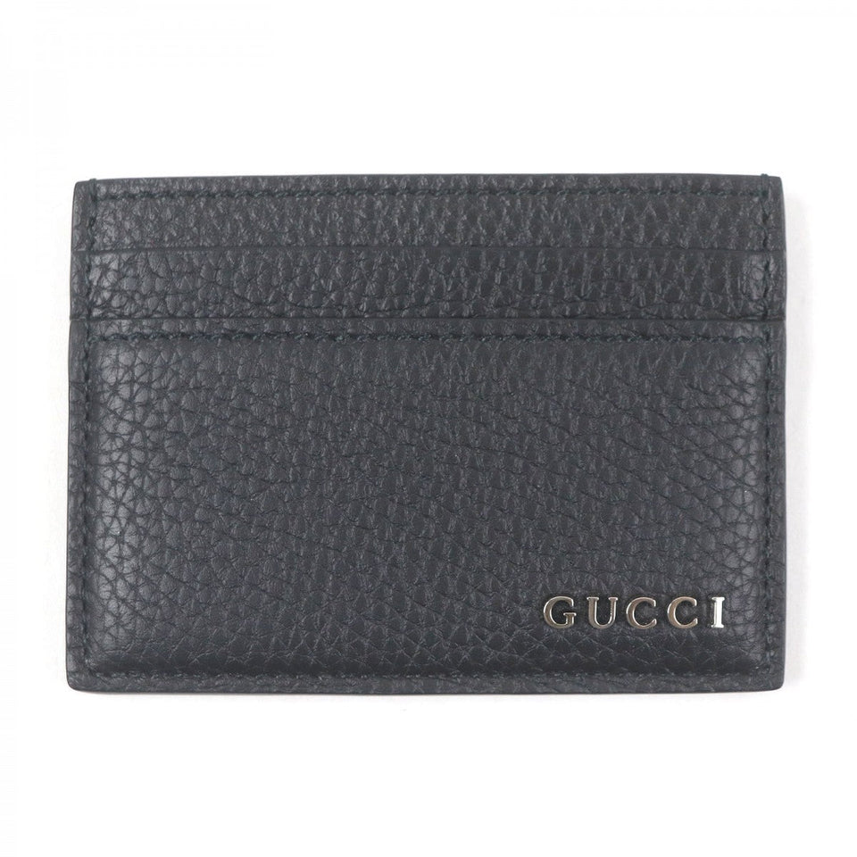Gucci Card Case 771157 Main: Leather black mens
