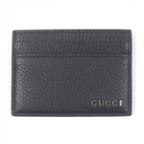 Gucci Card Case 771157 Main: Leather black mens