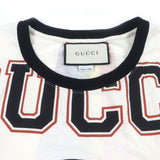 Gucci Short sleeve T-shirt 476035 Main: 100% cotton, some: metal fiber, some: nylon, some: polyester, some: rayon white mens XS