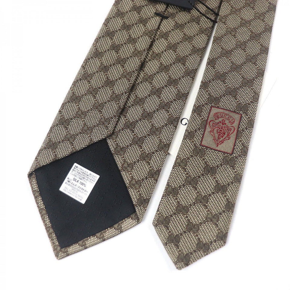 Gucci tie 221582 Main: 100% silk, Lining: 60% cupra, Lining: 40% silk beige mens