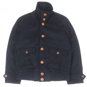 Burberry Blouson Main: 90% wool, Main: 10% cashmere Navy mens 44