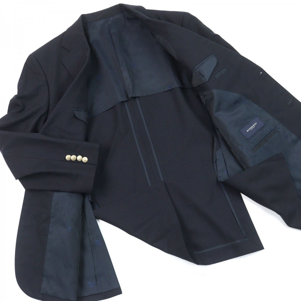 Burberry LONDON blazer BBG82-400-29 Outer: 75% wool, Outer: 25% mohair, Lining: cupra, Lining: polyester, Sleeve lining: cupra Navy mens
