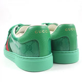 Gucci Low cut sneakers 760775 Main: Leather green Webline Sherryline GG Crystal ACE mens 6.5