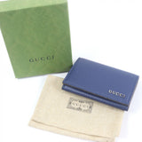 Gucci name card holder 771152 Main: Leather blue mens