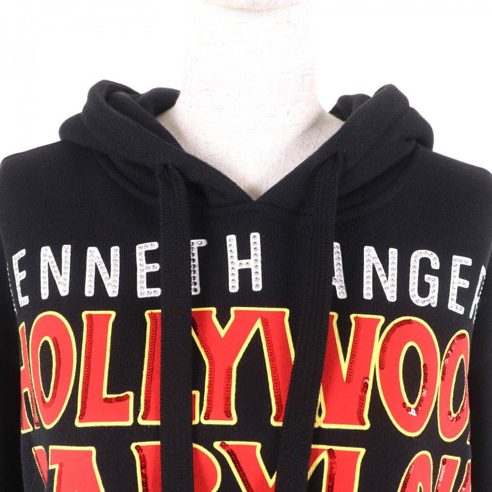 Gucci Hoodie 688197 Main: 100% cotton, some: glass, some: sequins, some: polyester black Women XXS