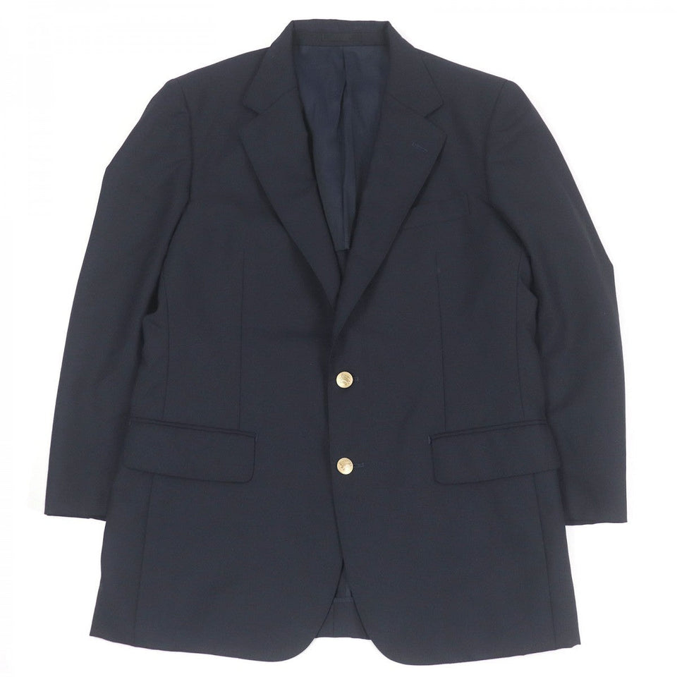 Burberry tailored jacket Outer: 99% wool, Outer: 1% nylon, Lining: polyester, Lining: cupra Navy mens
