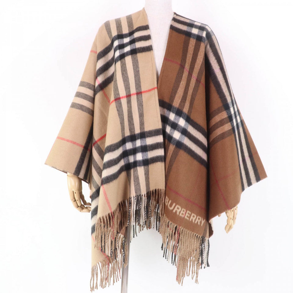 Burberry poncho 8059406 Main: 51% wool, Main: 49% cashmere Brown type Women