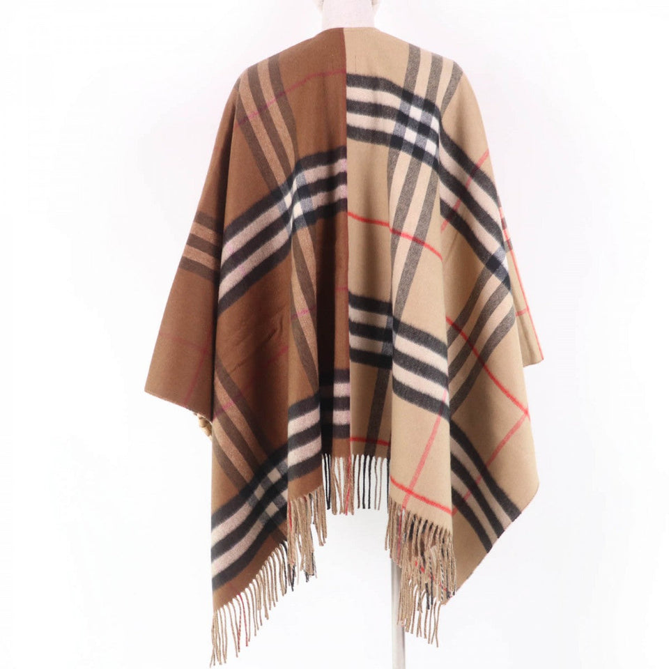 Burberry poncho 8059406 Main: 51% wool, Main: 49% cashmere Brown type Women