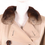 Burberry LONDON trench coat FD249-633-42 Outer: 100% cotton, Part: Cowhide, Part: Rex, Lining: Cotton, Part: Polyester beige Women 9