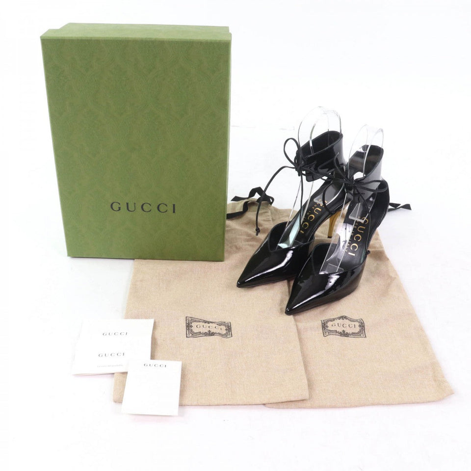 Gucci pumps 721045 Main: Patent leather black Women 36