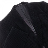Gucci tailored jacket Outer material: 76% cotton, Outer material: 24% silk, Lining: 100% cupra black mens 52