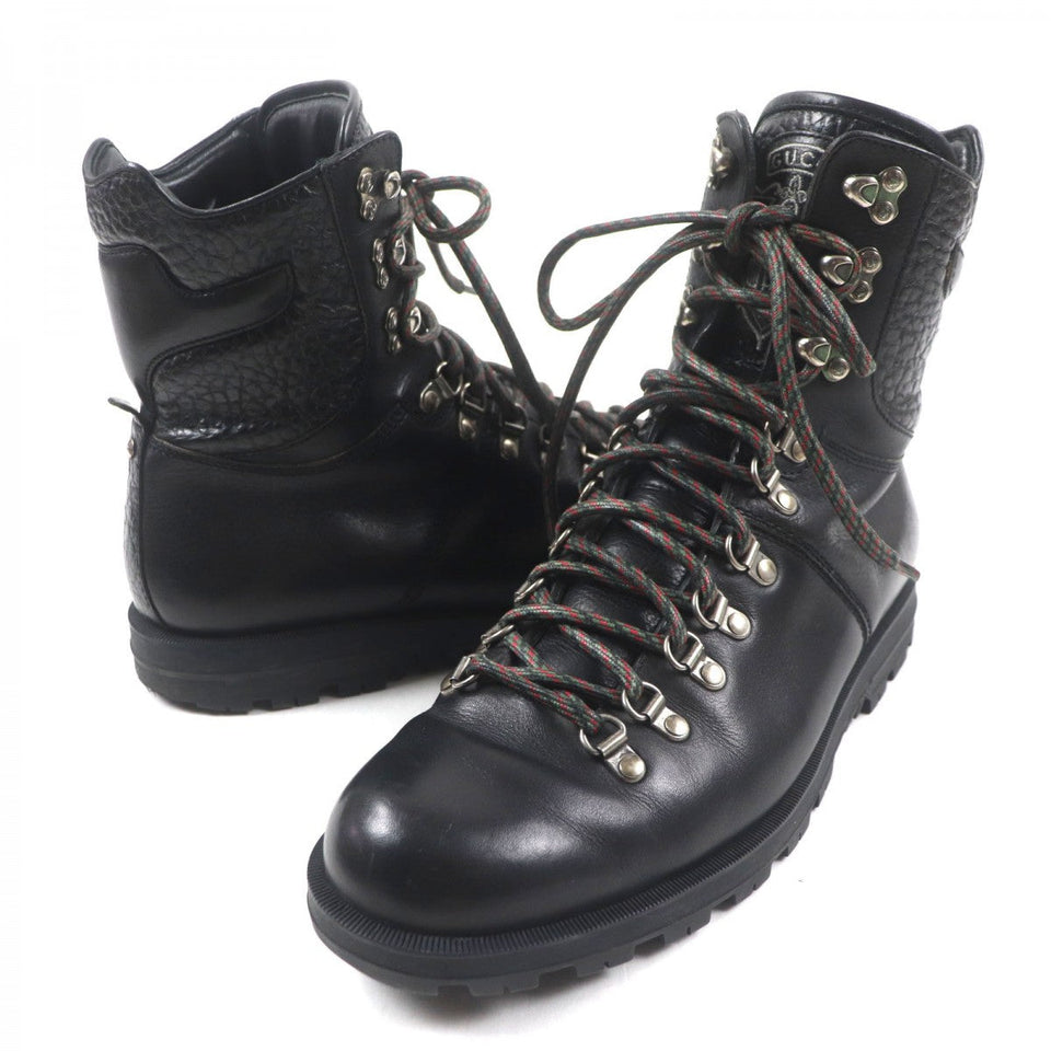 Gucci boots 181853 Main: Leather black mens 9