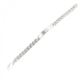 Gucci bracelet 814851 Mainï¿½FAG925 Silver With signature GG tag mens 16