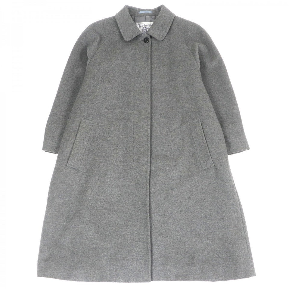 Burberry Stainless collar coat Outer: 100% cashmere, lining: cupra gray Women(Unisex) 9AR