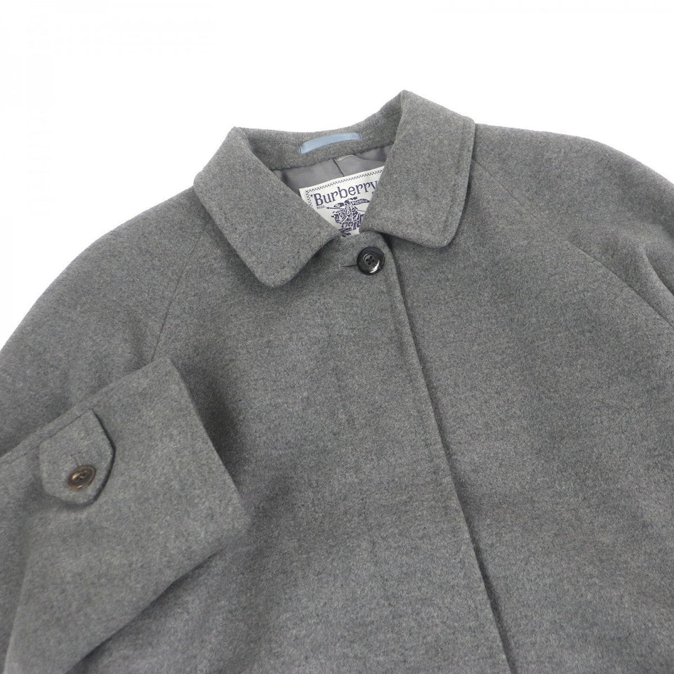 Burberry Stainless collar coat Outer: 100% cashmere, lining: cupra gray Women(Unisex) 9AR