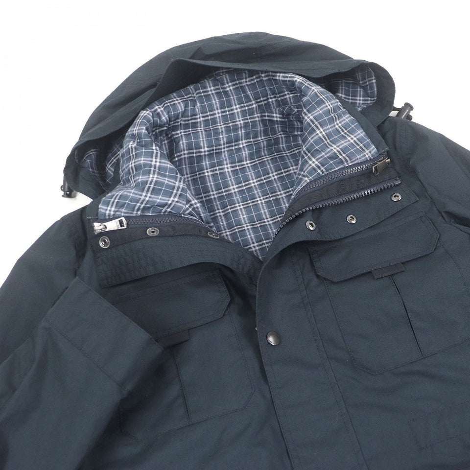 Burberry BLACK LABEL Jacket Main: 100% cotton, Liner: 100% polyester, Liner: 100% polyester, Liner: 100% cotton Navy type mens L