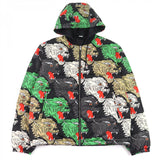 Gucci Down jacket 526428 Outer: 100% nylon, Part: 100% nylon, Part: 100% cotton, Filling: 90% down, Filling: 10% feather Multicolor All-over Pattern PANTHER DOWN JACKET mens 46