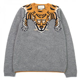 Gucci knit 410406 Outer fabric: 100% wool Grey Yellow Black mens S