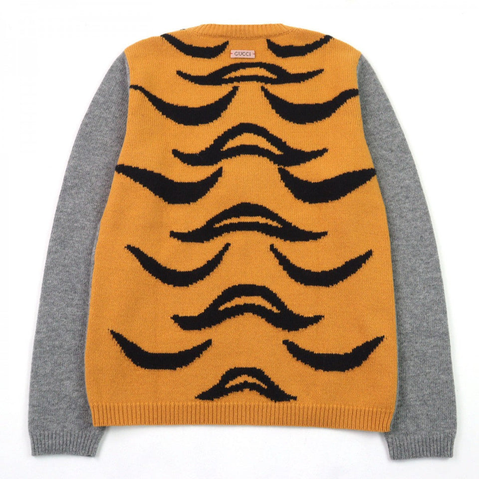 Gucci knit 410406 Outer fabric: 100% wool Grey Yellow Black mens S