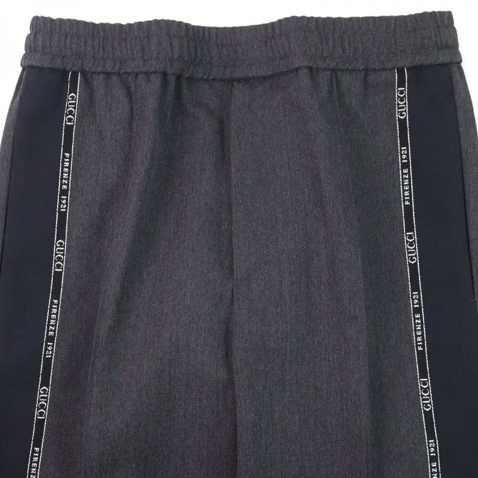 Gucci slacks 798623 Main: 100% wool, Lining: 100% cotton Gray type mens 44