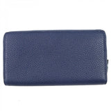 Gucci Long Wallet Purse 771154 Main: Leather Navy logo zip around wallet mens